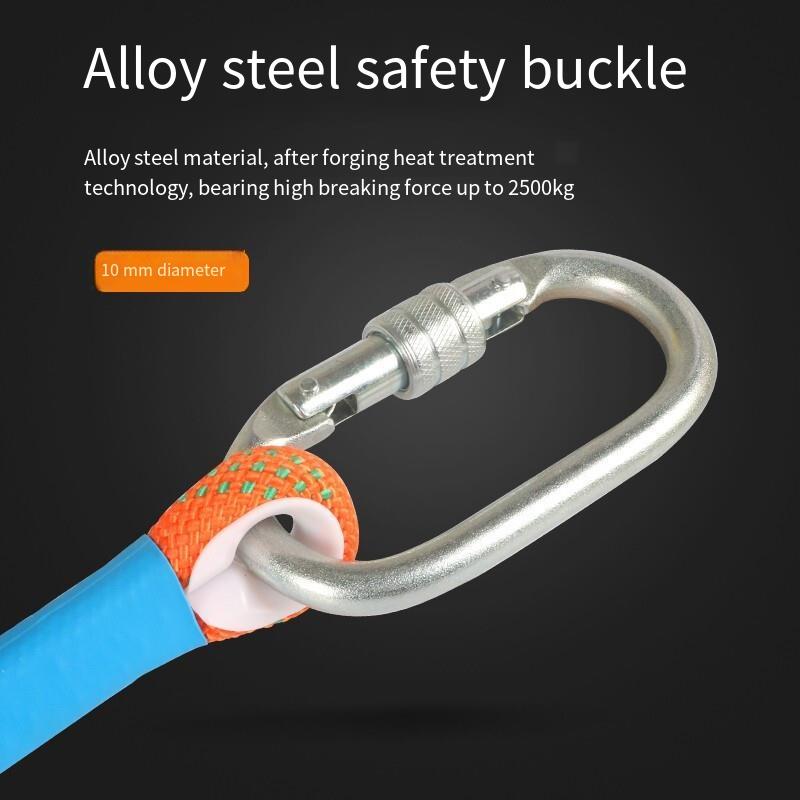 Safety Rope 5M Single Small Hook Connecting Rope Safety Belt Electrical  Work Safety Rope Construction Outdoor Fall Prevention High Altitude  Protection