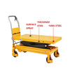 Double Scissors High Lift Table Hydraulic Lifting Platform Raised Height 32inches Load Capacity 330lbs