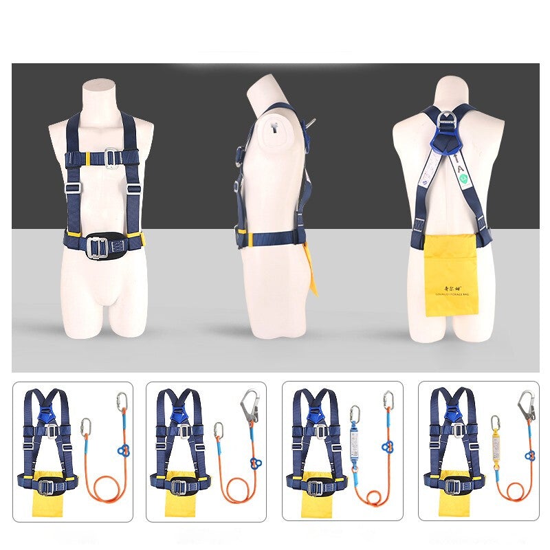Safety Rope Full Body Safety Harness Roof Construction Fall; ECVV SA ...