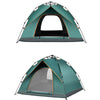 Camping Tent for 3-4 People Automatic Pop Up Tent for Outdoor Sports Travel Beach Picnic (green)