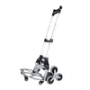 Aluminum Alloy Trolley 165 Lbs Capacity, Stair Climbing Luggage Climbing Cart, Carrying And Pulling Goods Up And Down Bearing Stairs  Hand Track [With Four Small Wheels]