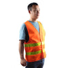 15 Pieces Orange Oxford Reflective Vest Car Traffic Safety Warning Vest Orange One Size Fits All