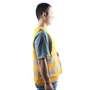 15 Pieces Orange Yellow Cloth Reflective Vest Reflective Clothing Riding Traffic Construction Environmental Sanitation Vest Free Size