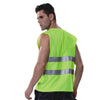 10 Pieces High Visibility Safety Vest With 2 Reflective Strips Construction Work Uniform Securities Clothing Reflective Vest