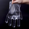 Disposable Transparent Plastic PE Gloves Thickened Food Catering Beauty And Housework Gloves 500 Pieces / 5 Package