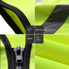 6 Pieces Reflective Vest Yellow Reflective Protection Vest Reflective Suit for Night Working Riding Running