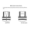 6 Pieces Reflective Vest Yellow Reflective Protection Vest Reflective Suit for Night Working Riding Running