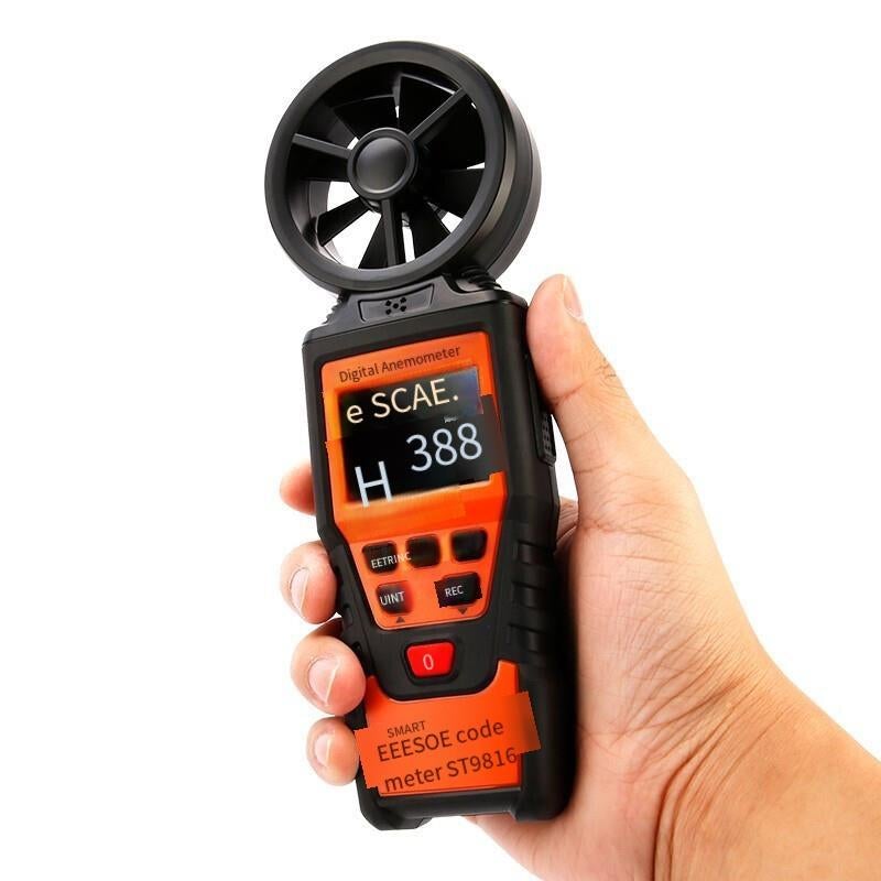 ( Smart Sensor ) Handheld Anemometer Digital Display High Precision Digital Anemometer Multifunctional Portable Anemometer