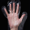 100 Pieces /100 Packs Of Transparent Gloves Disposable Gloves Protective Isolation Table Picnic Food Grade PE Adult Gloves