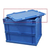 6 Pieces Folding Plastic Box Logistics Box Turnover Box Basket Storage Box Folding Distribution Box Cover 530 * 365 Flat Cover (Single Cover)