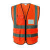 Engineering Construction Vest Reflective Vest Construction Road Administration Reflective Vest Vehicle Safety Vest Traffic Warning Clothing Ventilation Net Transparent Fluorescent Yellow