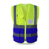 Engineering Construction Vest Reflective Vest Construction Road Administration Reflective Vest Vehicle Safety Vest Traffic Warning Clothing Ventilation Net Transparent Fluorescent Yellow