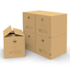 5 Pieces Kraft Carton 60 × 40 × 50 cm Packing Express Paper Case Company Moving Case Warehouse Packing Handling Carton Case