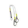 Full Body Single Hanging Point Safety Belt Aerial Work Safety Belt Safety Rope European Hook Double Hook Double Rope Buffer Bag