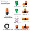 6 Pieces Irrigation Equipment  Atomization Spray Nozzle Cooling Spray Head Automatic Watering Device Home Spray System Hanging Orange Single Outlet Atomization