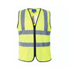 6 Pieces Nylon Reflective Vest Breathable Wear-Resistant Safety Protection Fluorescent Yellow S / M / L / XL / XXL / XXL