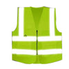 6 Pieces Multi Pocket Zipper Personal Protection Body Protection Safety Vests Traffic Cycling Car Warning Environmental Sanitation Engineering Construction Duty Fluorescent Yellow