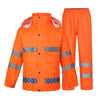 Reflective Raincoat Suit Double Layer Split Thickened Raincoat Suit Orange L-4 XL