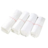 6 Bags Transparent White Thickened Food Plastic Bag, One-time Packing Plastic Bag 22 * 35cm, 500 Pieces
