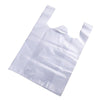 6 Pieces Transparent White Thickened Food Plastic Bag, One-time Packaging Plastic Bag 40 * 58cm, 100 Pieces