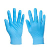 100 / Box Disposable Nitrile Gloves Powder Free Laboratory Gloves Thin Working Labor Protection Cleaning Gloves S Blue