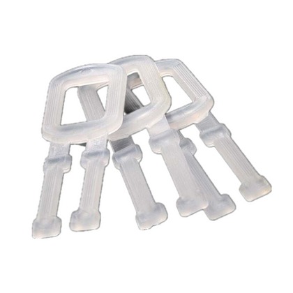1000 Pieces PP Plastic Packaging Buckle Plastic Hand Pull Buckle Manual Packaging Plastic Buckle White Hand Pull Buckle