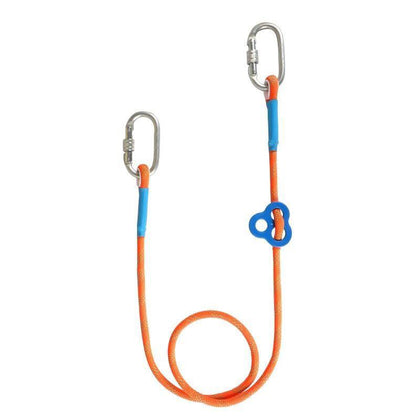 Safety Rope 1.8M Single Small Hook Connecting Rope Safety Belt Electrical Work Safety Rope Construction Outdoor Fall Prevention High Altitude Protection