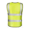 6 Pieces Practical Reflective Vest For Directing Road Construction Night Work Clothes (fluorescent Yellow / Fluorescent Orange)