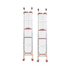 8m Aluminum Alloy Telescopic Ladder, Aluminum Ladder, Rising And Shrinking Stair