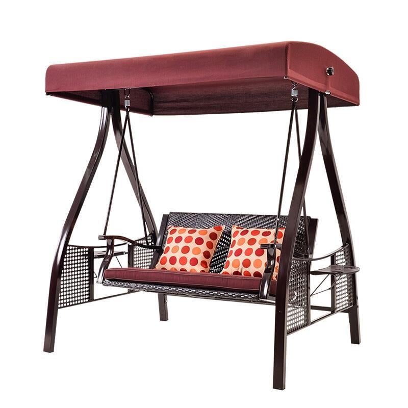 Outdoor Swing Chair Outdoor Garden Rocking Chair Double; ECVV SA – ECVV.SA