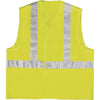 6 Pieces Fluorescent Vest Yellow L High Visibility Reflective Vest Safety Working Vest