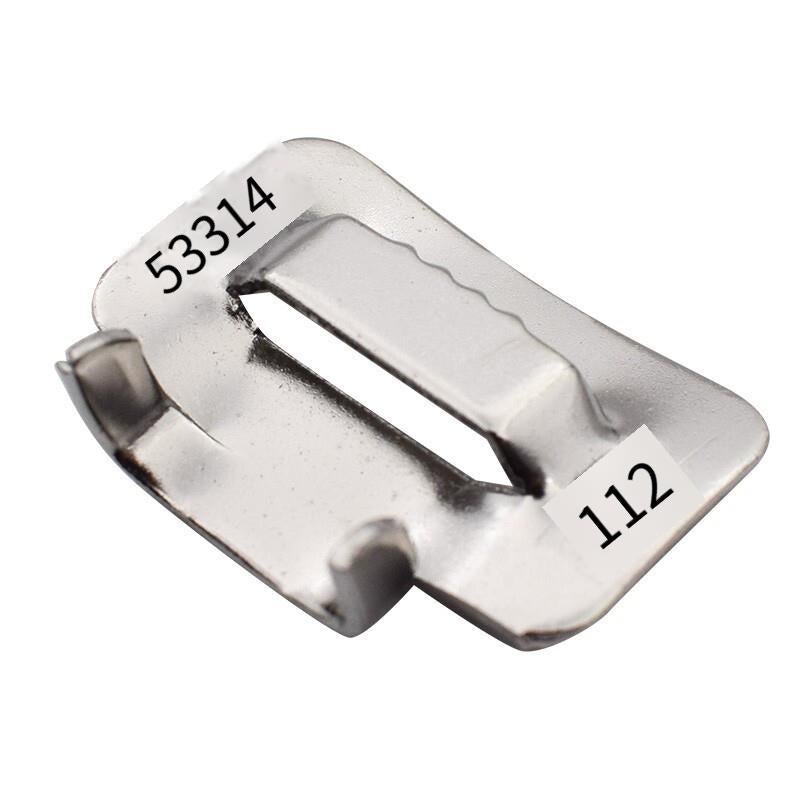 304 Stainless Steel Tape Buckle 12.7 * 1.2 mm ( Suitable For Wide 8-12.7 mm  Tape) Tape Binding Buckle 100 Pieces