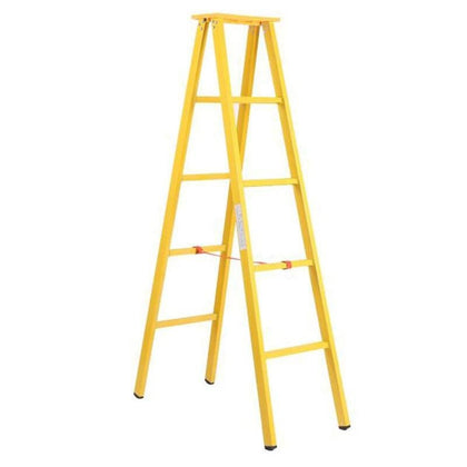 Safety Ladder Herringbone Ladder 3m A-type FRP Material Non-alip Yellow