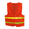 15 Pieces Reflective Vest Shoulder Strap Vest Orange High Visibility Reflective Vest Safety Working Vest
