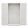 Heavy Metal Tool Cabinet Finishing Cabinet Workshop Tool Drawer Storage Cabinet Hanging Plate Steel Storage Cabinet Gray