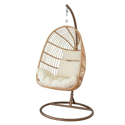 Indoor Hanging Basket Rattan Chair Balcony Single Rocking Chair Swing Chair Bird's Nest Adult Hammock Rocking Chair