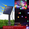 Solar Lamp String Colorful Lamp Flashing Lamp Outdoor Courtyard Atmosphere Decorative Lamp Waterproof LED Lamp Villa Garden Balcony Lamp