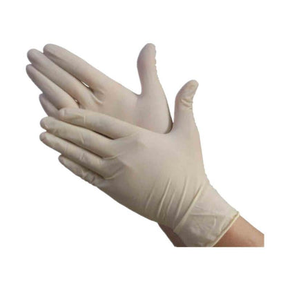 50 Pairs / Box Of Disposable White Gloves Hand Protection Type A Inspection Three Shadow Gloves