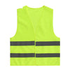 10 Pieces / Bag Reflective Vest And Pocket Less Safety Suits Fluorescent Green Clothing