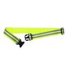 6 Pieces Reflective Belt Traffic Duty Safety Reflective Belt Outdoor Night Highlight Riding Belt Sanitation Construction Safety Warning Belt - Fluorescent Yellow