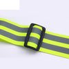 6 Pieces Reflective Belt Traffic Duty Safety Reflective Belt Outdoor Night Highlight Riding Belt Sanitation Construction Safety Warning Belt - Fluorescent Yellow