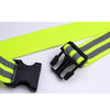 6 Pieces Reflective Belt Traffic Duty Safety Reflective Belt Outdoor Night Highlight Riding Belt Sanitation Construction Safety Warning Belt - Fluorescent Yellow