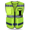 Protective Vest Can Be Hung With Walkie Talkie Audio And Video Recorder Safety Protection Bright Reflective Breathable And Wear Resistant