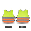 6 Pieces Children's Reflective Vest Safety Vest Primary School Students Reflective Clothing Traffic Safety Vest Color Matching - L Size