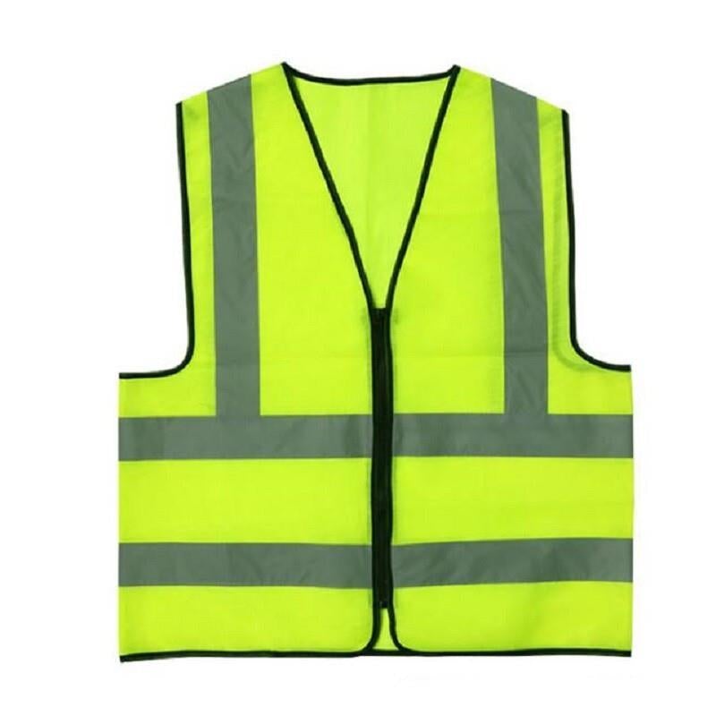 Vest Fluorescent Universal Vest, With Reflective Strip, High Visibility Reflective Vest Safety Working Vest