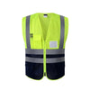 6 Pieces Multi-functional Universal Reflective Vest Multi-purpose Night Reflective Safety Vest Road Cleaning Construction Safety Protection Reflective Vest