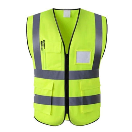 6 Pieces Ordinary Reflective Vest Reflective Vest With Pocket High Quality