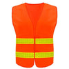 Safety Reflective Vest Sanitation Worker Road Construction Traffic Duty Vest 20 Pieces