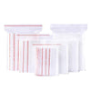 6*200 Pieces Self Sealing PE Transparent Bag Plastic Packaging Bag Thickened