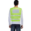 Anti Freeze Cracking Reflective Vest Breathable Without Printed Fluorescent Yellow